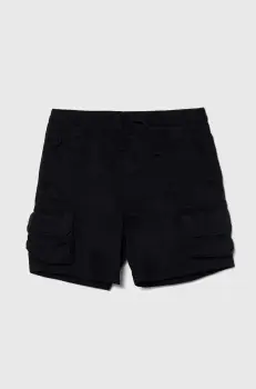 Abercrombie & Fitch pantaloni scurti copii culoarea gri, talie reglabila imagine