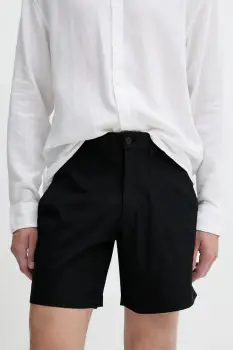 Abercrombie & Fitch pantaloni scurti culoarea negru, KI128-5039 imagine