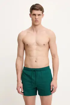 Abercrombie & Fitch pantaloni scurti de baie culoarea verde, KI133-5040 imagine