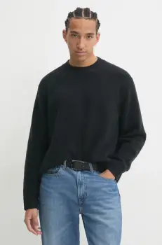 Abercrombie & Fitch pulover barbati, culoarea negru, KI120-4191 imagine