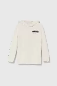 Abercrombie & Fitch pulover copii culoarea bej, light imagine