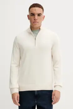 Abercrombie & Fitch pulover culoarea bej, cu turtleneck, KI120-5139-150 imagine