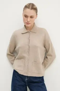 Abercrombie & Fitch pulover femei, culoarea bej, light, KI150-4223 imagine