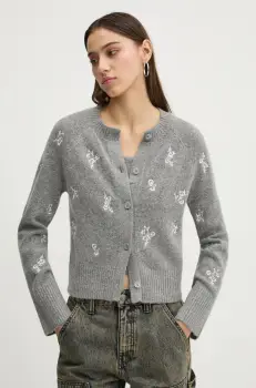 Abercrombie & Fitch pulover femei, culoarea gri, light, KI150-4293 imagine