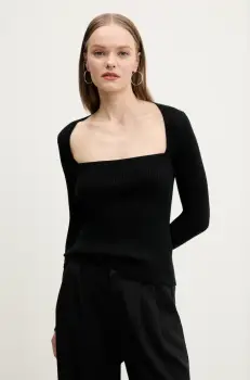 Abercrombie & Fitch pulover femei, culoarea negru, KI150-5176 imagine