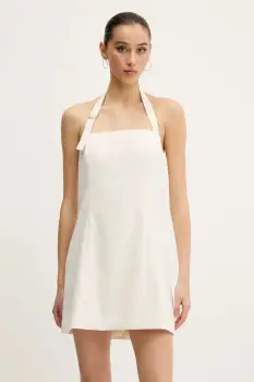 Abercrombie & Fitch rochie culoarea bej, mini, drept, KI159-5487 imagine