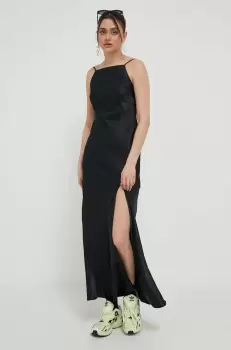 Abercrombie & Fitch rochie culoarea negru, maxi, mulata imagine