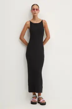 Abercrombie & Fitch rochie culoarea negru, maxi, mulata, KI159-4740 imagine
