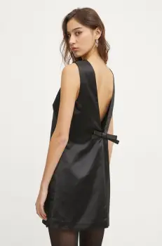 Abercrombie & Fitch rochie culoarea negru, mini, drept, KI159-5087 imagine