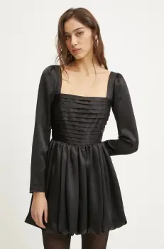 Abercrombie & Fitch rochie culoarea negru, mini, evazati, KI159-5085 imagine