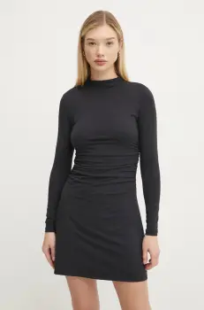 Abercrombie & Fitch rochie culoarea negru, mini, mulata, KI159-5142 imagine