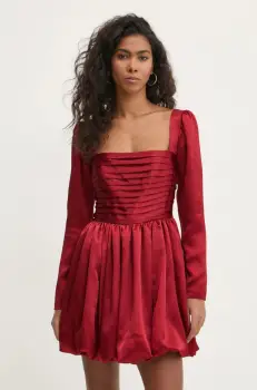 Abercrombie & Fitch rochie culoarea rosu, mini, evazati, KI159-5085 imagine