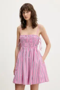 Abercrombie & Fitch rochie culoarea roz, mini, evazati, KI159-5820 imagine