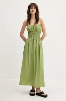 Abercrombie & Fitch rochie culoarea verde, maxi, drept, KI159-5571 imagine