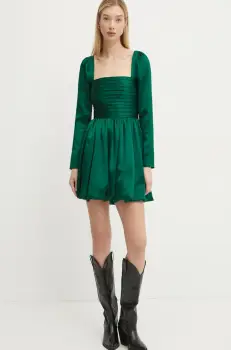 Abercrombie & Fitch rochie culoarea verde, mini, evazati, KI159-5085 imagine
