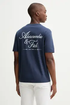Abercrombie & Fitch tricou din bumbac cu imprimeu, KI123-5255-200 imagine