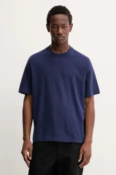 Abercrombie & Fitch tricou din bumbac culoarea bleumarin, uni, KI124-5394-200 imagine