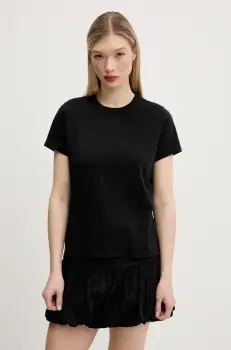 Abercrombie & Fitch tricou din bumbac femei, culoarea negru, KI139-5231 imagine