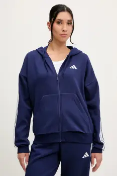 adidas bluza 3-Stripes cu gluga, cu imprimeu, JY3083 imagine