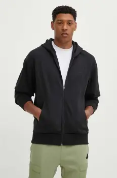 adidas bluza All SZN barbati, culoarea negru, cu gluga, cu imprimeu, IX1249 imagine