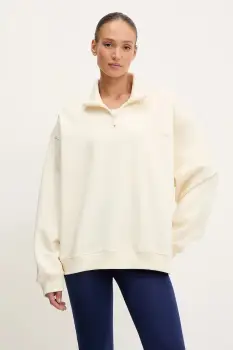 adidas bluza ALL SZN culoarea bej, uni, IY6748 imagine