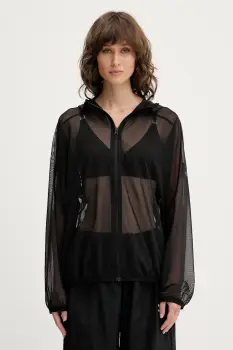 adidas bluza All SZN culoarea negru, cu gluga, uni, JM3734 imagine