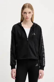 adidas bluza Animal culoarea negru, cu gluga, cu imprimeu, JM1862 imagine