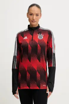 adidas bluza BAYERN MONACHIUM culoarea negru, cu model GK8633-black imagine