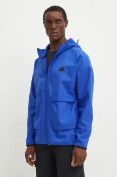 adidas bluza City Escape barbati, cu gluga, neted, IY1489 imagine