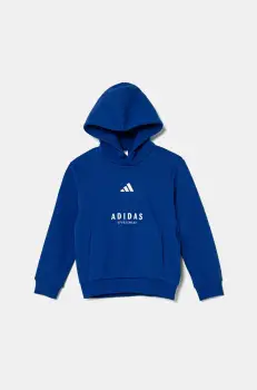 adidas bluza copii cu gluga, cu imprimeu, JC7618 imagine