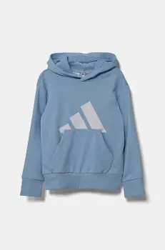 adidas bluza copii cu gluga, cu imprimeu, JC9721 imagine