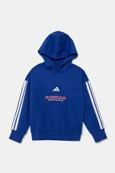 adidas bluza copii cu gluga, cu imprimeu, KB7712 imagine