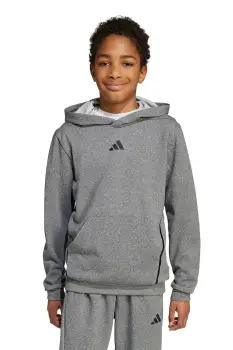 adidas bluza copii culoarea gri, cu gluga, JW4976 imagine