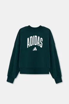 adidas bluza copii culoarea verde, cu imprimeu, JV7377 imagine