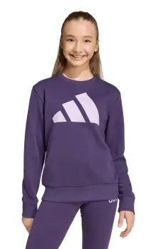 adidas bluza copii culoarea violet, cu imprimeu, JN2592 imagine