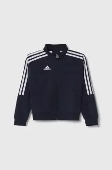 adidas bluza copii J HOT TTOP culoarea albastru marin, cu imprimeu, IY3209 imagine