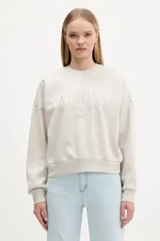 adidas bluza Cozy culoarea bej, cu imprimeu, KA9950 imagine