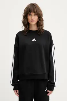 adidas bluza Essentials culoarea negru, cu imprimeu, JE1298 imagine