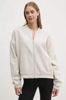 adidas bluza Essentials femei, culoarea bej, neted, JD9972 imagine