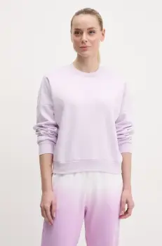 adidas bluza Essentials femei, culoarea violet, cu imprimeu, JI6068 imagine