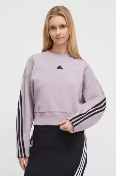 adidas bluza femei, culoarea roz, neted imagine