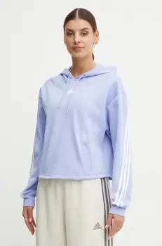 adidas bluza Future Icons femei, cu gluga, cu imprimeu, IW5195 imagine