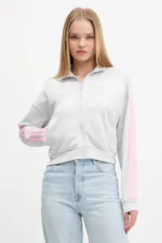 adidas bluza House of Tiro culoarea bej, cu imprimeu, JX5114 imagine