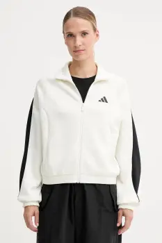 adidas bluza Stadium culoarea bej, cu imprimeu, JW0519 imagine