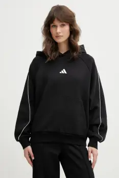 adidas bluza Stadium culoarea negru, cu gluga, uni, KB4955 imagine
