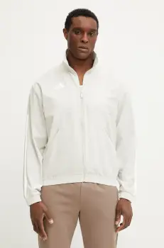 adidas bluza Tiro barbati, culoarea bej, neted, JC6670 imagine