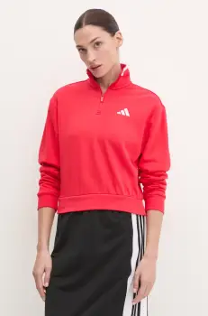 adidas bluza W CB Color Pop femei, culoarea rosu, neted, JG4171 imagine