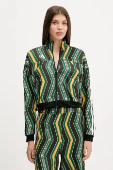 adidas bluza x Farm Rio culoarea negru, cu imprimeu, JL8618 imagine