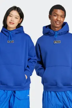 adidas bluza x Moon Boot femei, cu gluga, neted, IY8045 imagine