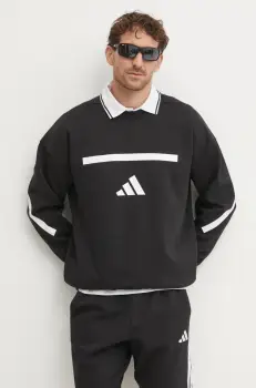 adidas bluza Z.N.E. barbati, culoarea negru, cu imprimeu, JD5982 imagine